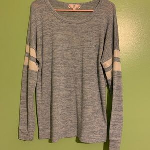 Blueish grey long sleeve tee